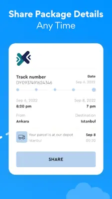 Package Tracker android App screenshot 0